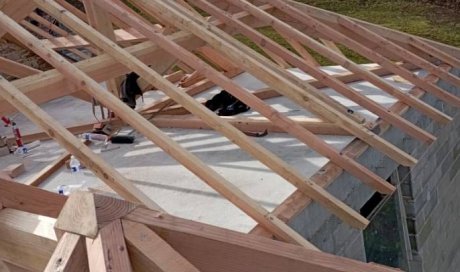 Réalisation d'une extension de maison par charpentier couvreur à Arnac-Pompadour